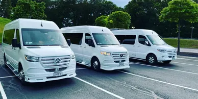 Cross County Limousine luxury sprinter fleet in Westchester NY